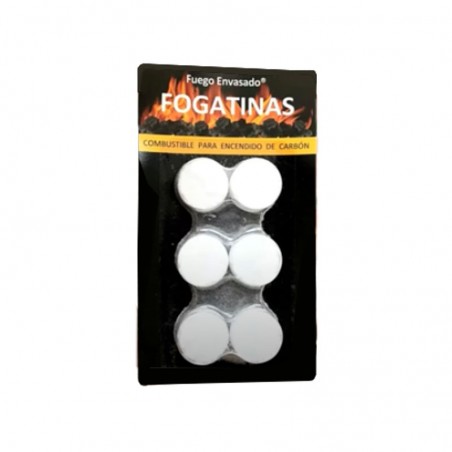 FOGATINAS DE 6 PASTILLAS