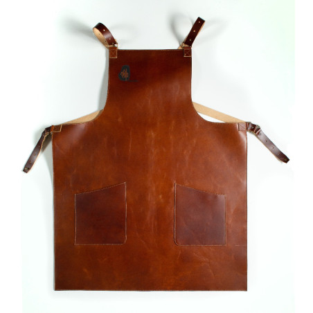 MANDIL DE PIEL CON ASAS DE...