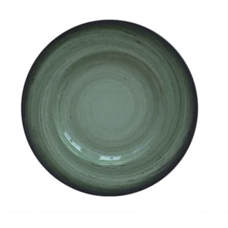 PLATO RASO RUSTICO VERDE...
