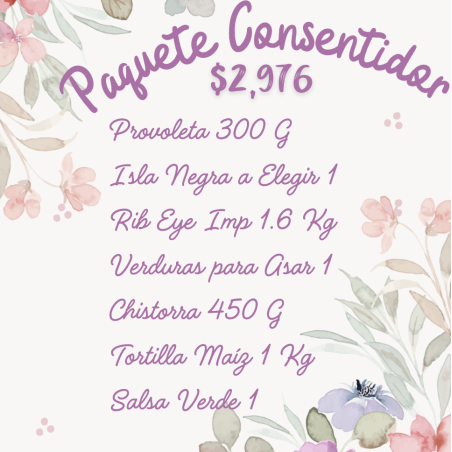PAQUETE CONSENTIDOR