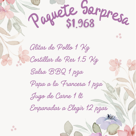 PAQUETE SORPRESA