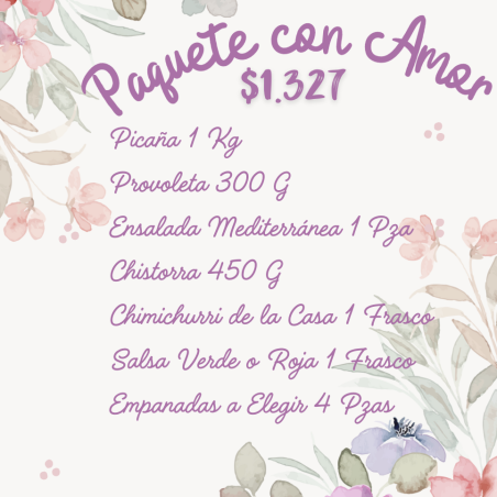 PAQUETE CON AMOR